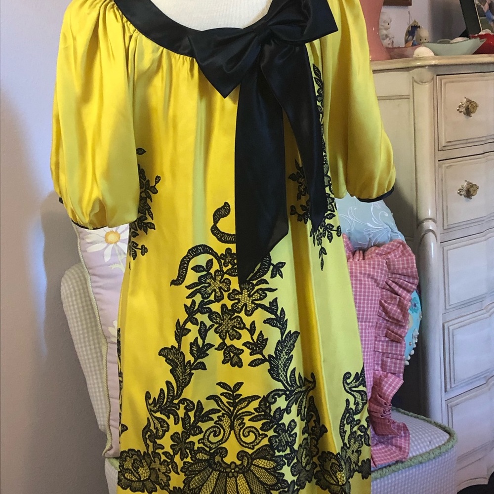 Silk formal dress